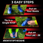 putting on Laceeze Bands 3 easy steps