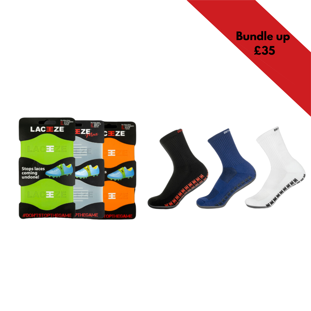 Dragons Den Socks & Laceeze Bundle