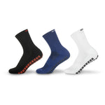 Defiance Grip Socks Blue - mid calf length