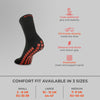 Defiance Grip Socks Black - mid calf length
